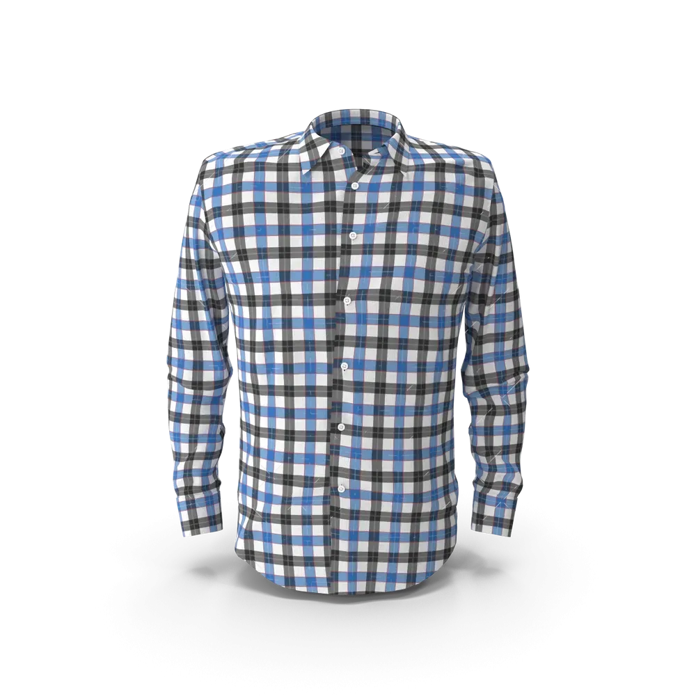 Blue & Black Check Shirt